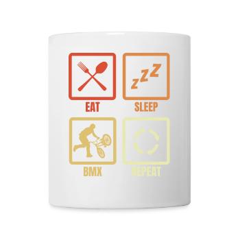 BMX Routine - Mug blanc - blanc - Devant