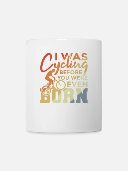 Radfahrer Witz - Tasse - Weiß