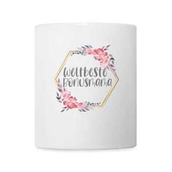 Weltbeste Bonusmama Muttertag Stiefmutter Familie  - Tasse - Weiß - Vorne