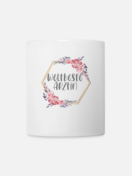 Weltbeste Ärztin Medizin Krankenhaus Geschenk - Tasse - Weiß
