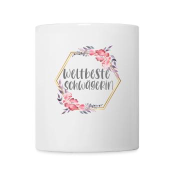 Weltbeste Schwägerin Familie Geschenk - Tasse - Weiß - Vorne