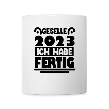 Geselle 2023 Gesellenprüfung - Tasse - Weiß - Vorne