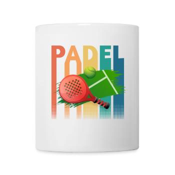 Padel Tennis Rétro Vintage - Mug blanc - blanc - Devant