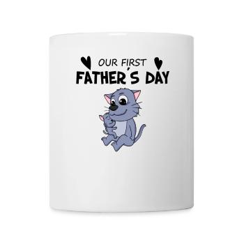 Vatertag - erster Vatertag Geschenk - Tasse - Weiß - Vorne