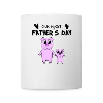Vatertag - erster Vatertag Geschenk - Tasse - Weiß - Vorne