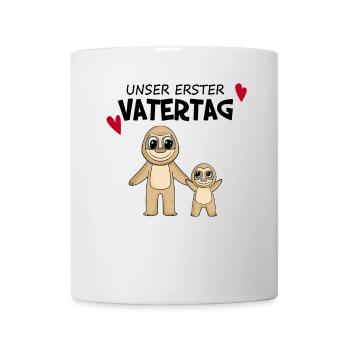 Vatertag - erster Vatertag Geschenk - Tasse - Weiß - Vorne