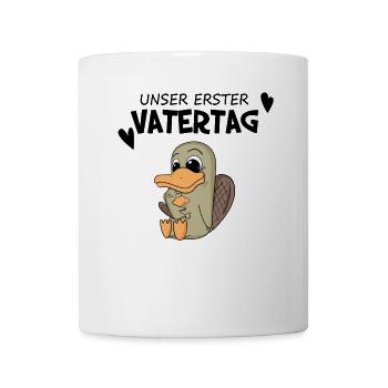 Vatertag - erster Vatertag Geschenk - Tasse - Weiß - Vorne