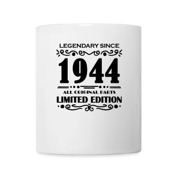1944 - Jahrgang 1944 - Baujahr 1944 - Tasse - Weiß - Vorne