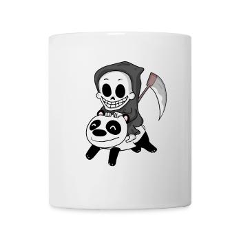 Panda Faucheur - Mug blanc - blanc - Devant