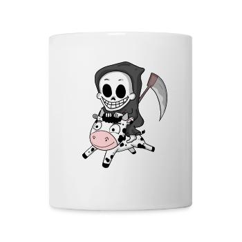 Grim Reaper Cow - Mug - white - Front