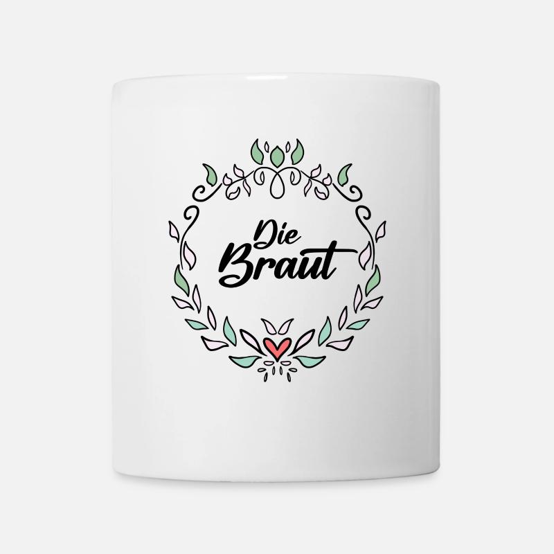 Braut Junggesellinnenabschied - Bride JGA - Tasse - Weiß