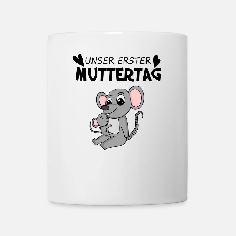 Muttertag - erster Muttertag Geschenk - Tasse - Weiß