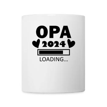 Opa 2024 - Opa werden - Opa Loading 2024 - Tasse - Weiß - Vorne