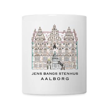 Aalborg, Jens Bangs Stenhus, Dänemark - Tasse - Weiß - Vorne