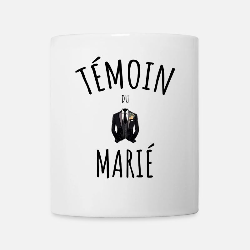 Témoin du marié - Mug blanc - blanc
