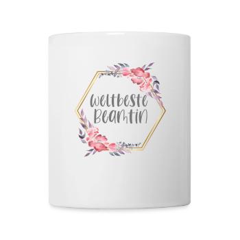 Weltbeste Beamtin Amt Beruf Geschenk - Tasse - Weiß - Vorne