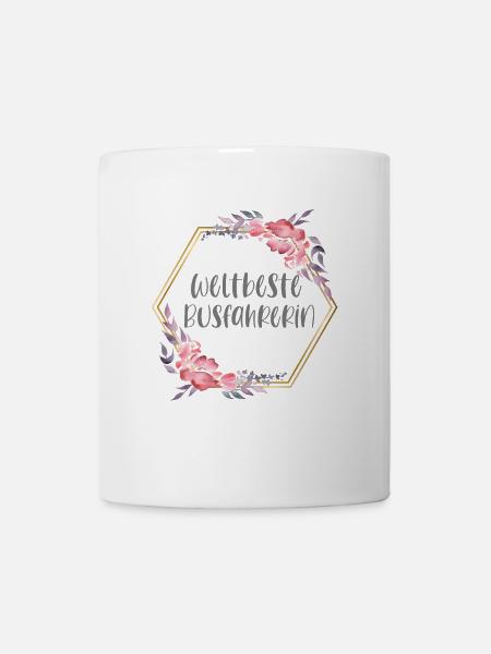 Weltbeste Busfahrerin Bus Beruf Geschenk - Tasse - Weiß
