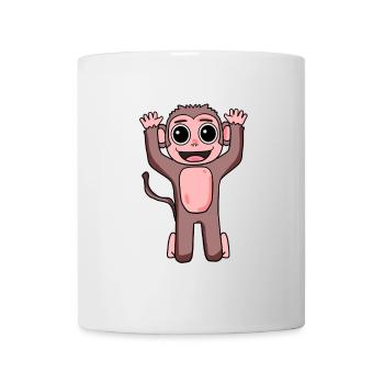 Monkey motif for children - Mug - white - Front