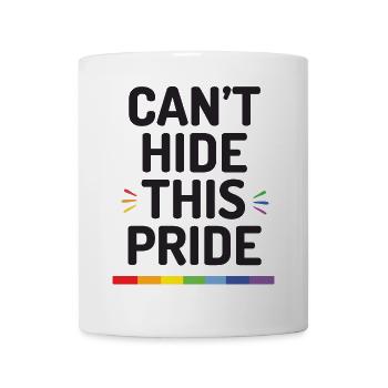 Pride Month - Ich kann diesen Stolz nicht verbergen - Tasse - Weiß - Vorne