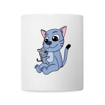 Cat Family - Cat with Baby - Mug - white - Front