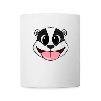 Dachs Kopf - Tasse - Weiß - Vorne