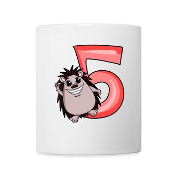 5 Birthday 5 years old with animal motif - five - Mug - white - Front