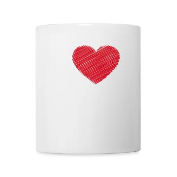 Ich liebe Mama - Tasse - Weiß - Vorne