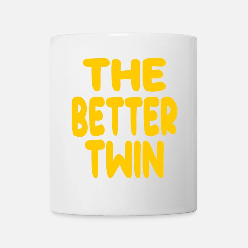 I'm The Better Looking Twin - Mug - white