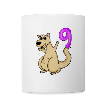 9 Birthday 9 years old with animal motif - nine - Mug - white - Front