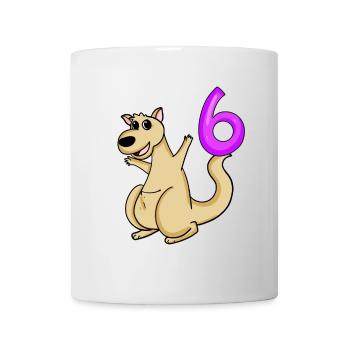 6 Birthday 6 years old with animal motif - six - Mug - white - Front