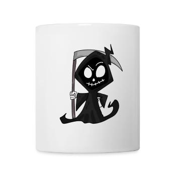 Grim Reaper with Scythe - Halloween - Mug - white - Front