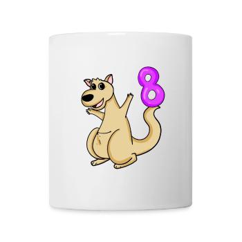 8 Birthday 8 years old with animal motif - eight - Mug - white - Front