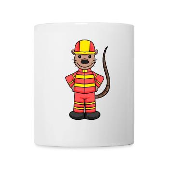 Fire brigade motif for children - Mug - white - Front