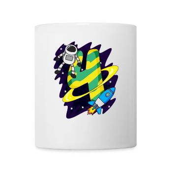 4 Birthday Boy Astronaut - four years - Mug - white - Front