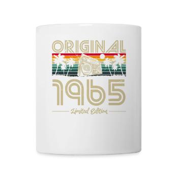 1965 Anniversaire né en 1965 Rétro Vintage - Mug blanc - blanc - Devant