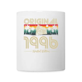 1996 Anniversaire né en 1996 Retro Vintage - Mug blanc - blanc - Devant