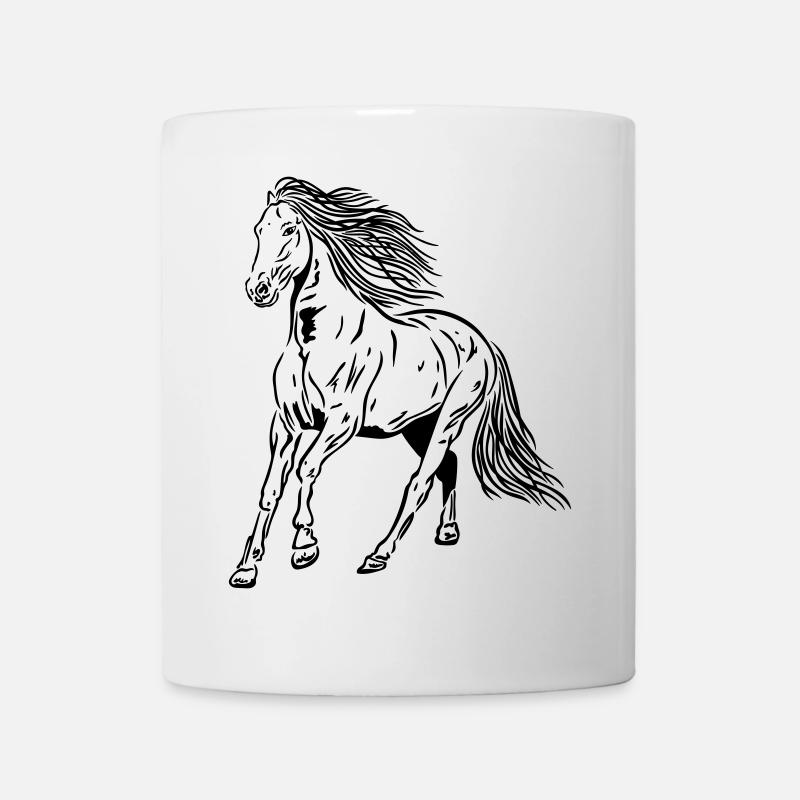 Horse Stallion - Mug - white