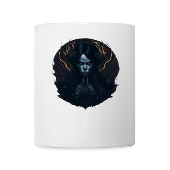 Esthétique de fille gothique noire - Mug blanc - blanc - Devant