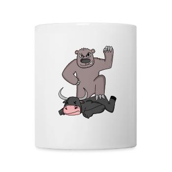 Stocks Stock Trading Stock Prices Taurus Bear - Mug - white - Front