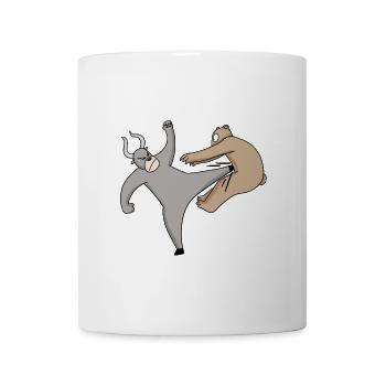 Stocks Stock Trading Stock Prices Taurus Bear - Mug - white - Front