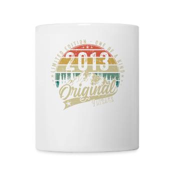 2013 Birthday born in 2013 Retro Vintage - Mug - white - Front
