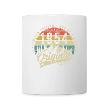 1954 Anniversaire né en 1954 Retro Vintage - Mug blanc - blanc - Devant