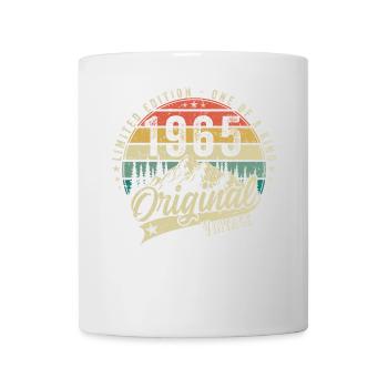 1965 Anniversaire né en 1965 Rétro Vintage - Mug blanc - blanc - Devant