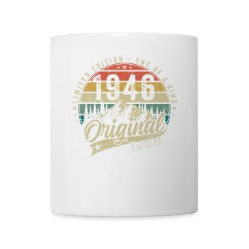 1946 Birthday Born in 1946 Retro Vintage - Mug - white - Front