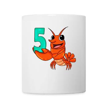 5 Birthday 5 years old with animal motif - Five - Mug - white - Front