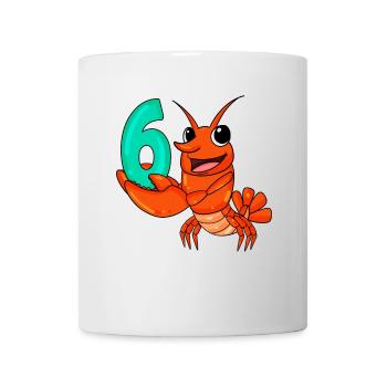 6 Birthday 6 years old with animal motif - six - Mug - white - Front