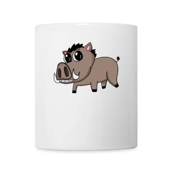 Wild boar - Pig - Game - Mug - white - Front