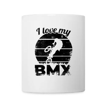J’adore mon BMX - Mug blanc - blanc - Devant
