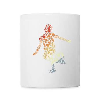 Soccer player sketch - Mug - white - Front