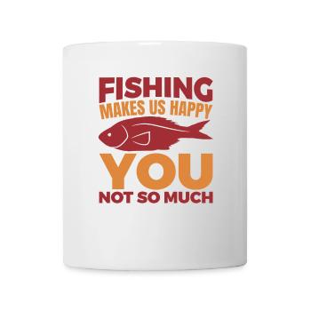 Funny fisherman's saying - Mug - white - Front
